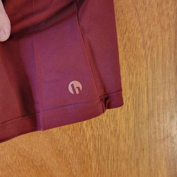 NWT - Women's Honey Mark Sugar Swim Skort w/ Pockets - Terracotta - Sz: 5XL - Picture 3 of 4